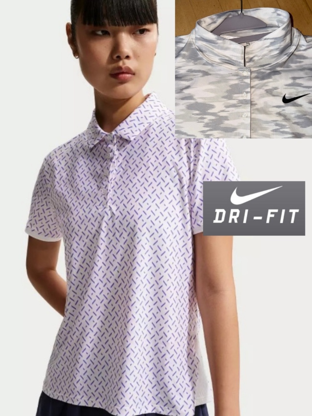 Nike Dri-Fit Victory golf polo, L,  CB2596